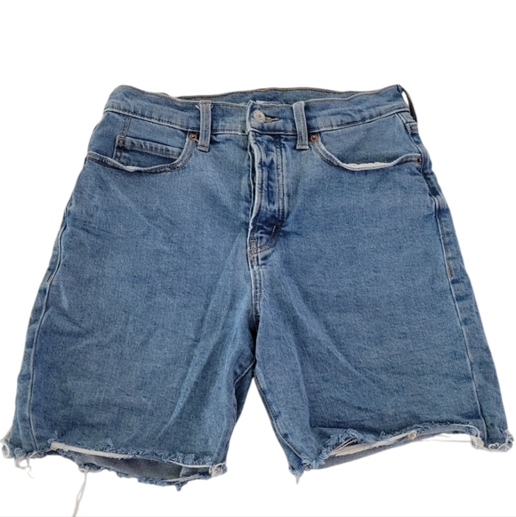 Old Navy Blue Denim Bermuda Shorts - Picture 1 of 5